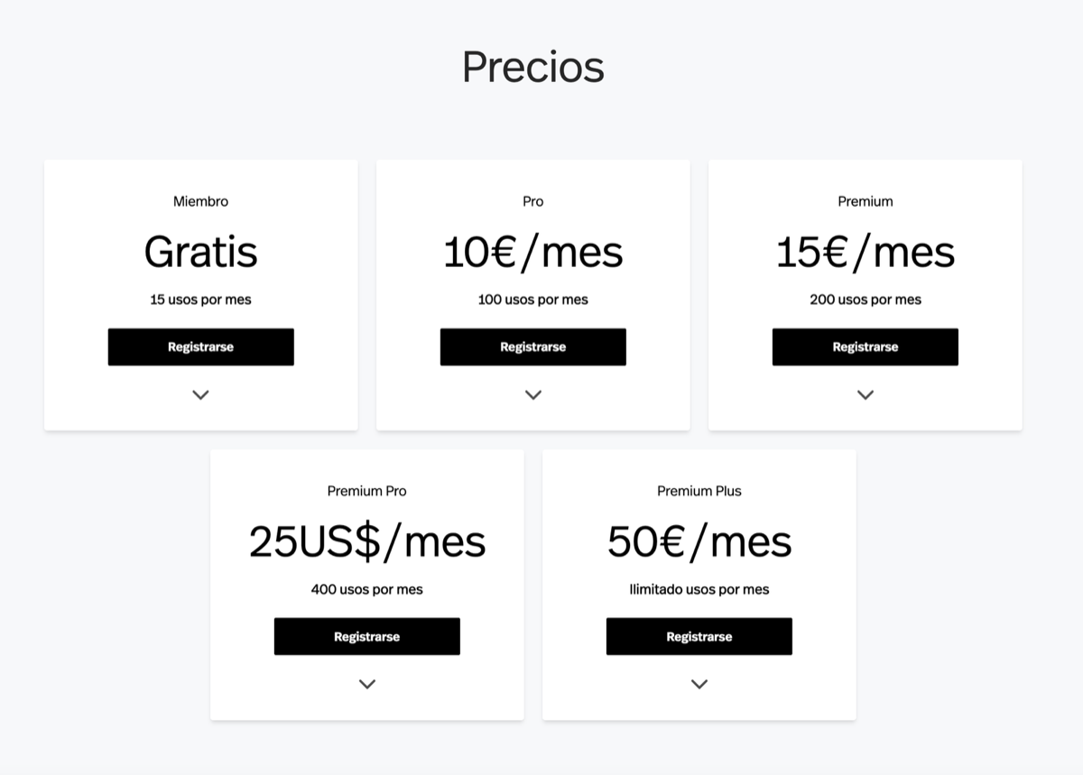 AI Chef Pro - Precios