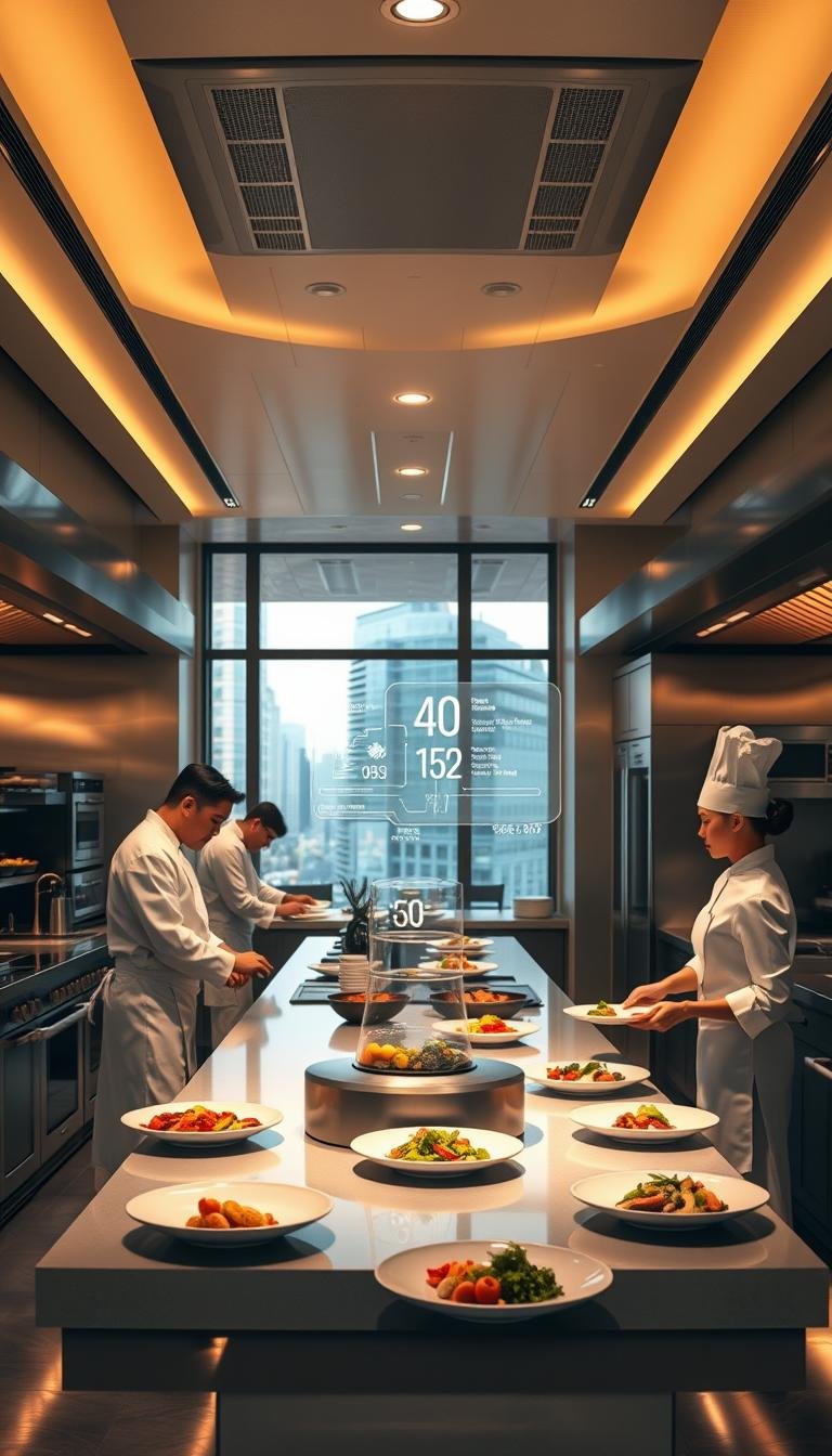 Asistentes virtuales en cocinas profesionales