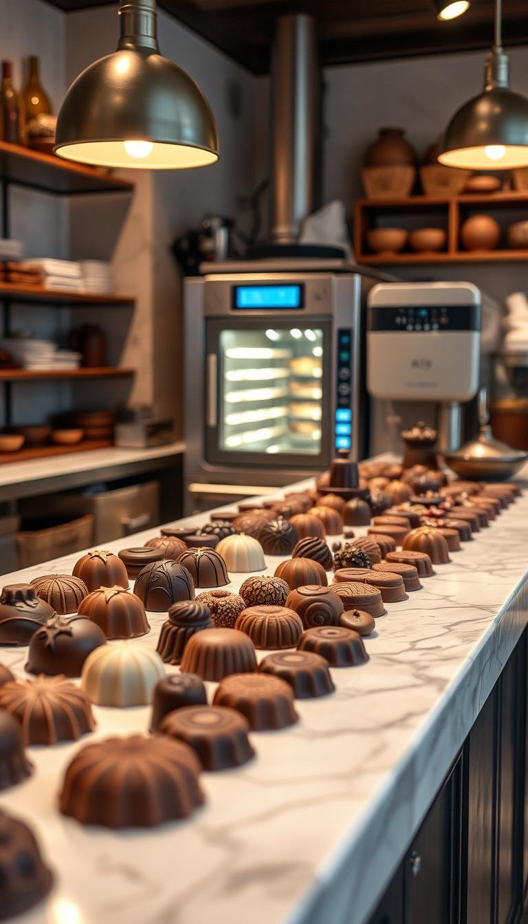 Fusión de tradición y tecnología en la chocolatería