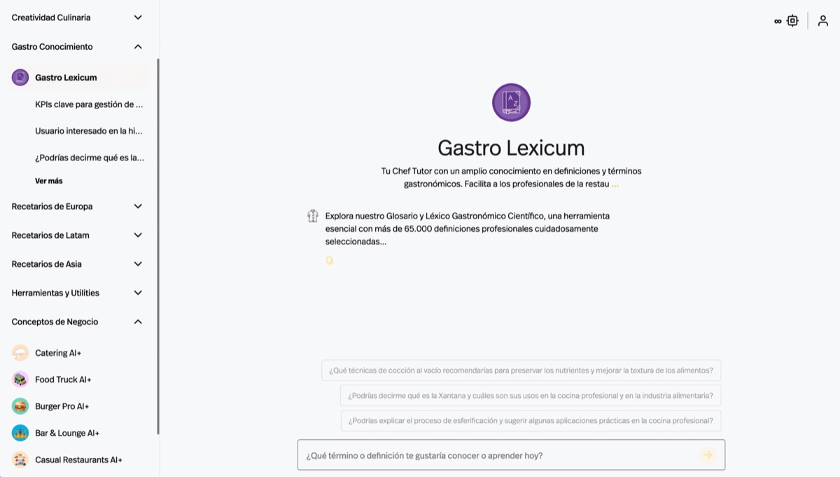 Gastro Lexicum App de AI Chef Pro