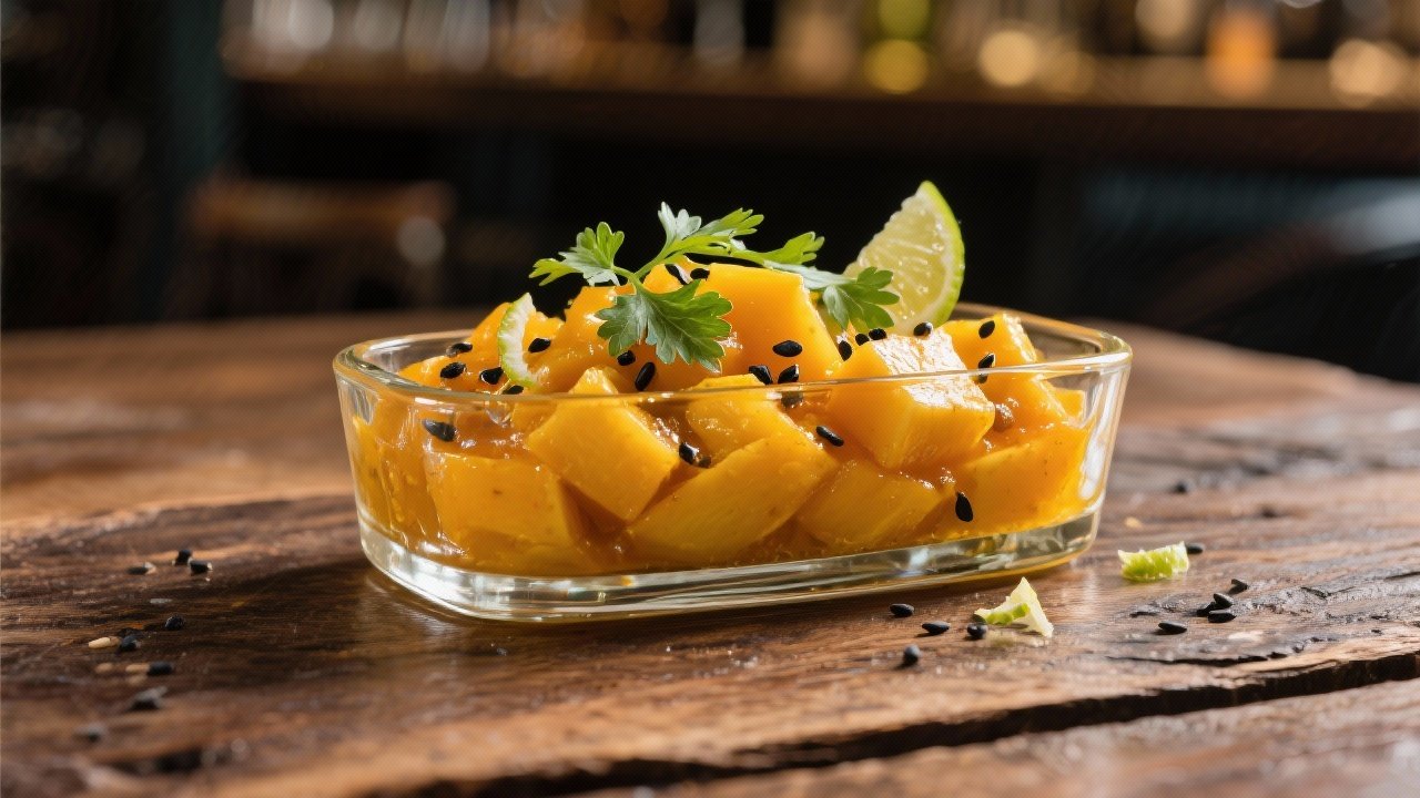Chutney de Mango con un Toque Moderno by AI Chef Pro