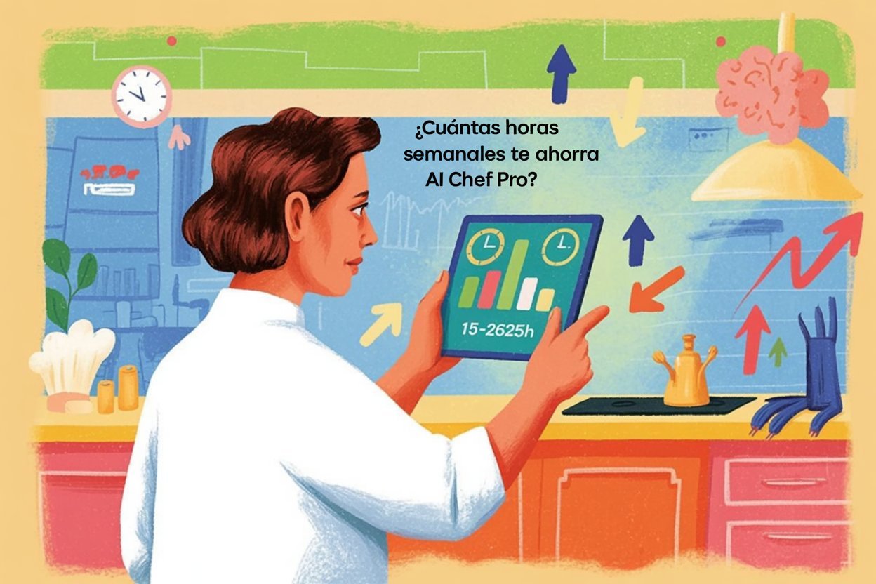 Calculadora de Tiempo: ¿Cuántas Horas Semanales Te Ahorra AI Chef Pro?