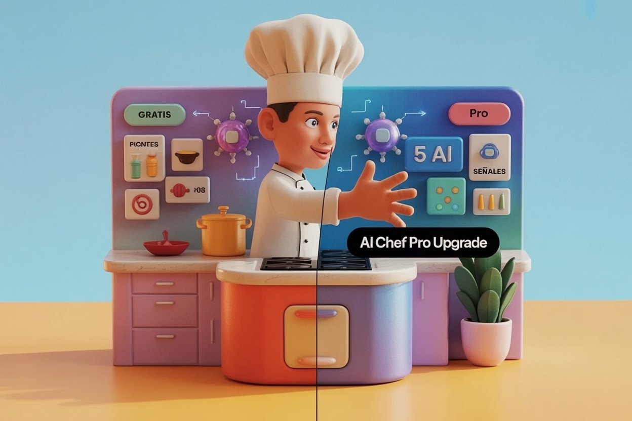 De Gratis a Pro: 5 Señales de que Necesitas Upgrade en AI Chef Pro