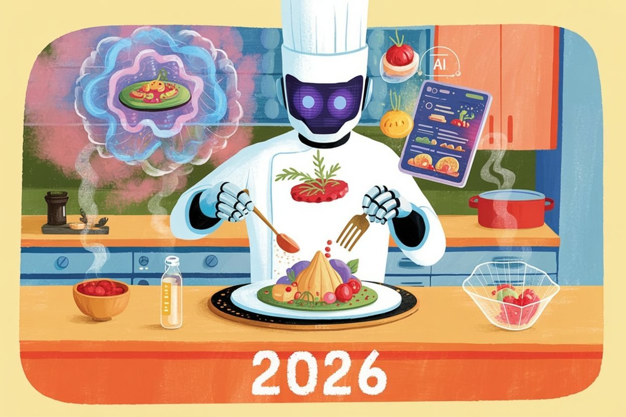 IA Predicciones 2026: 15 Tendencias que Cambiarán la Gastronomía