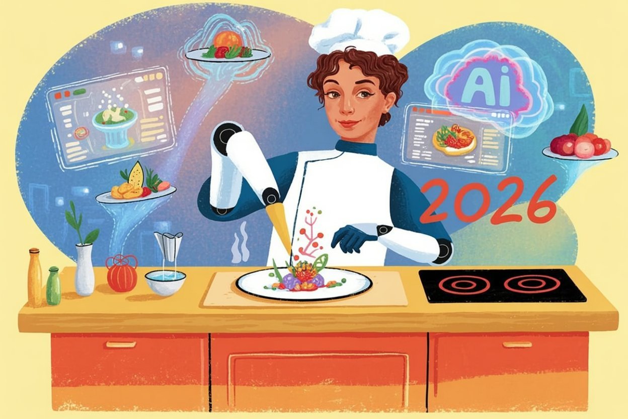 IA Predicciones 2026: 15 Tendencias que Cambiarán la Gastronomía