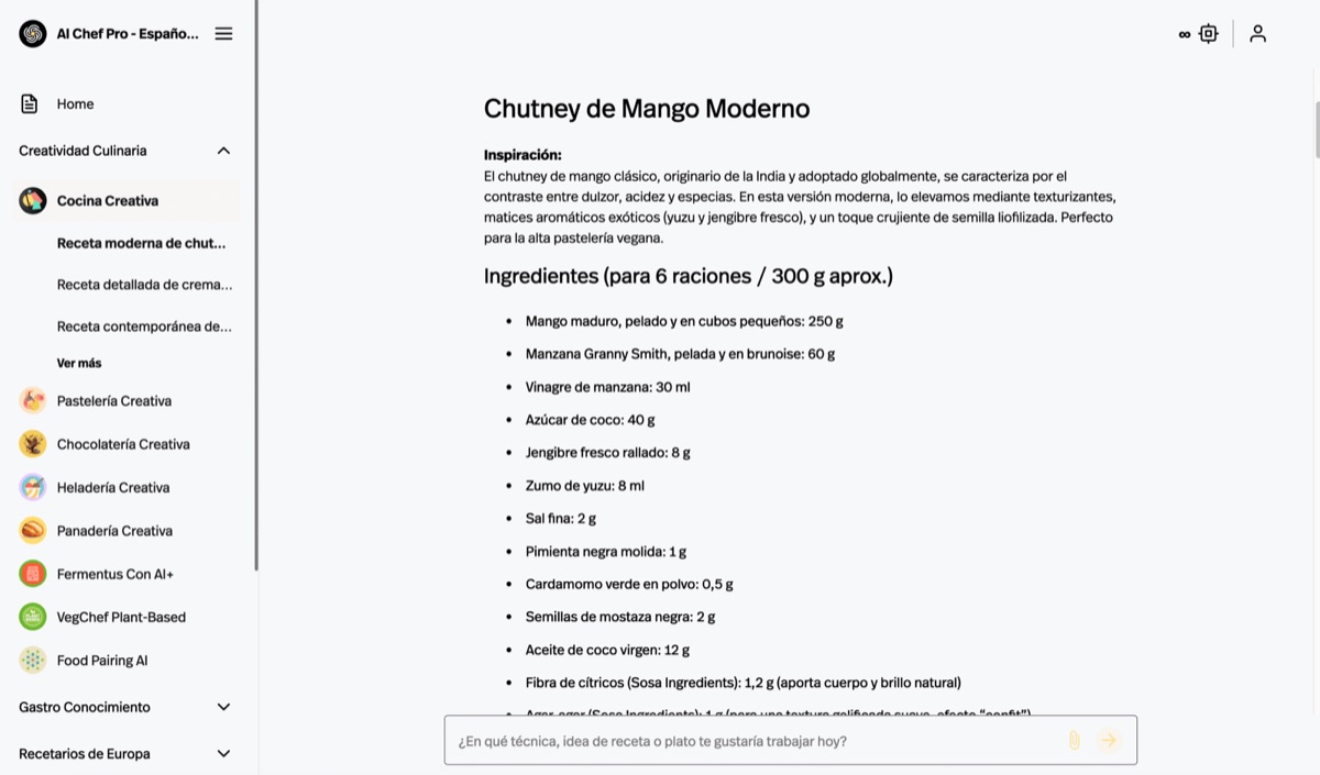 Receta de Chutney de Mango