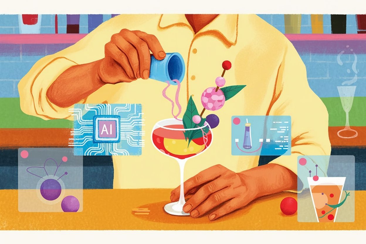 Mixología Digital: IA en el Diseño de Cócteles y Bebidas
