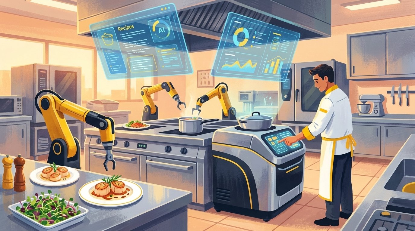 12 Innovaciones de IA que Están Revolucionando las Cocinas Profesionales