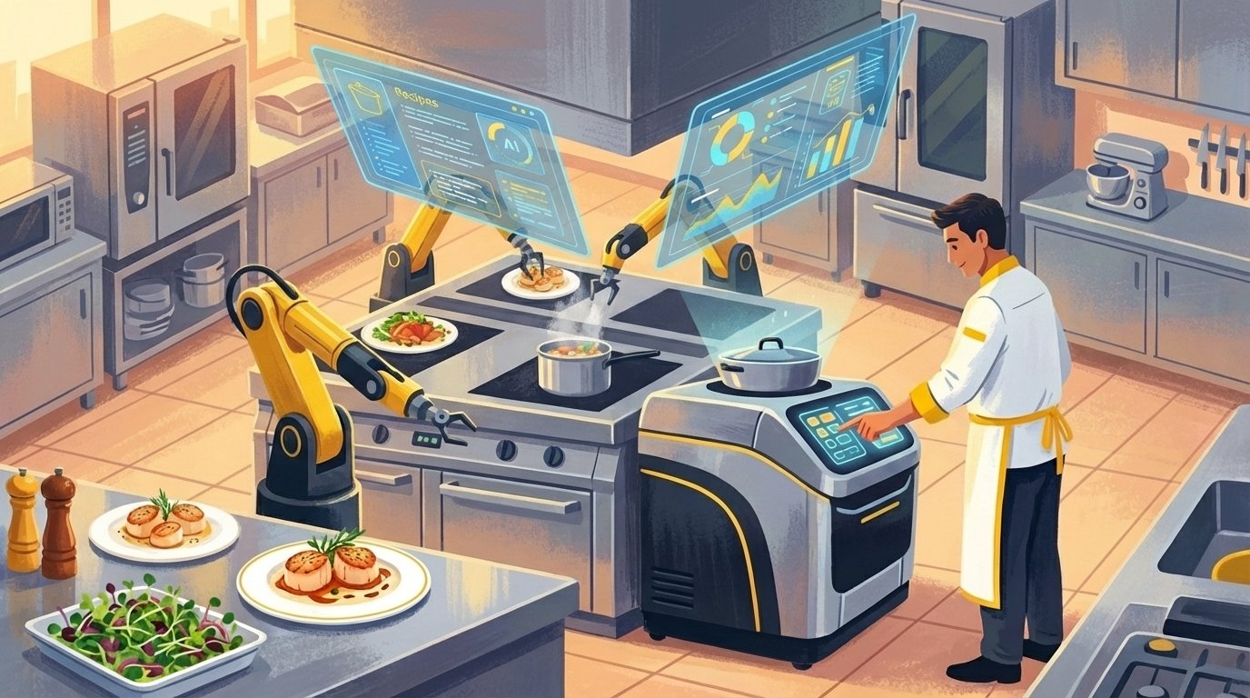 12 Innovaciones de IA que Están Revolucionando las Cocinas Profesionales