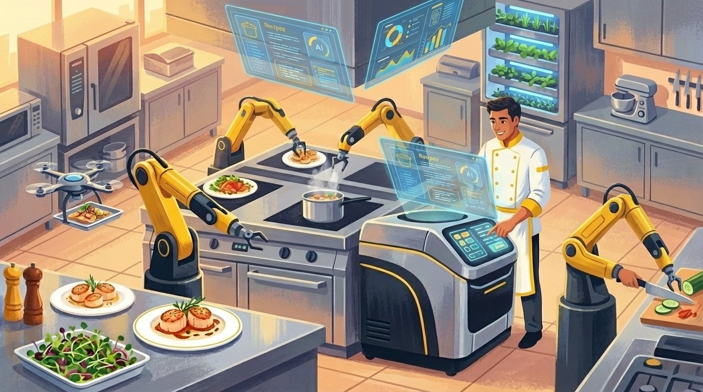 12 Innovaciones de IA que Están Revolucionando las Cocinas Profesionales