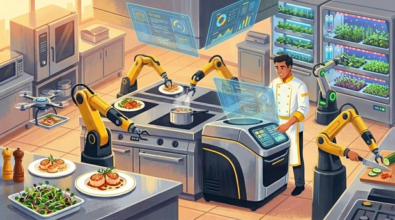 12 Innovaciones de IA que Están Revolucionando las Cocinas Profesionales