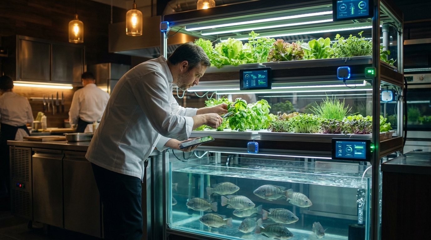 Acuaponía Inteligente para Restaurantes: Guía Práctica con IA