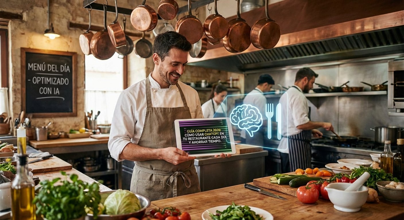 Cómo Usar ChatGPT en Tu Restaurante Cada Día y Ahorrar Tiempo: Guía Completa