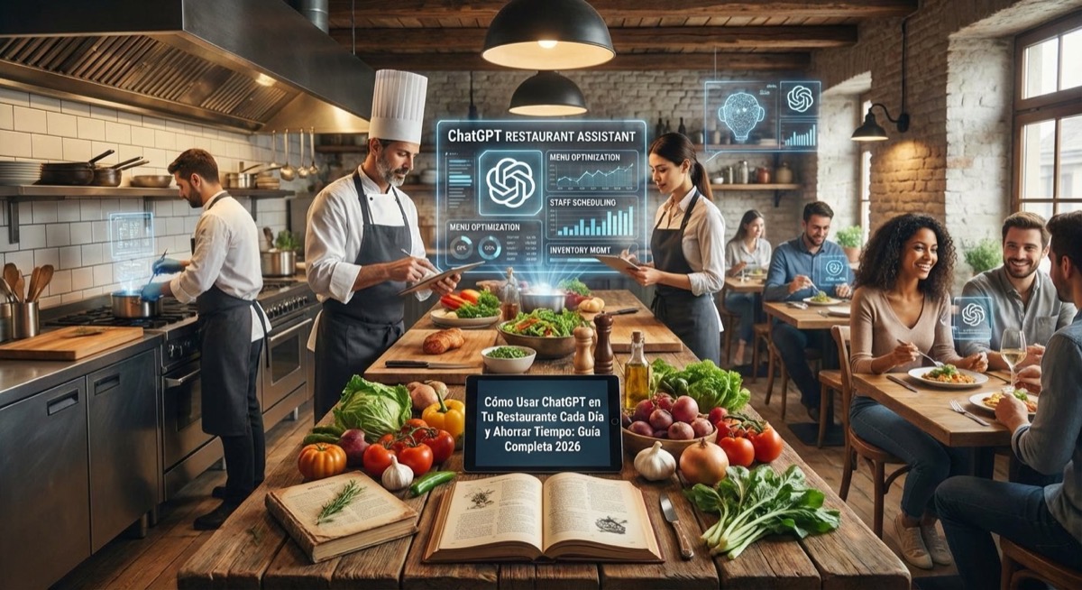 Cómo Usar ChatGPT en Tu Restaurante Cada Día y Ahorrar Tiempo: Guía Completa