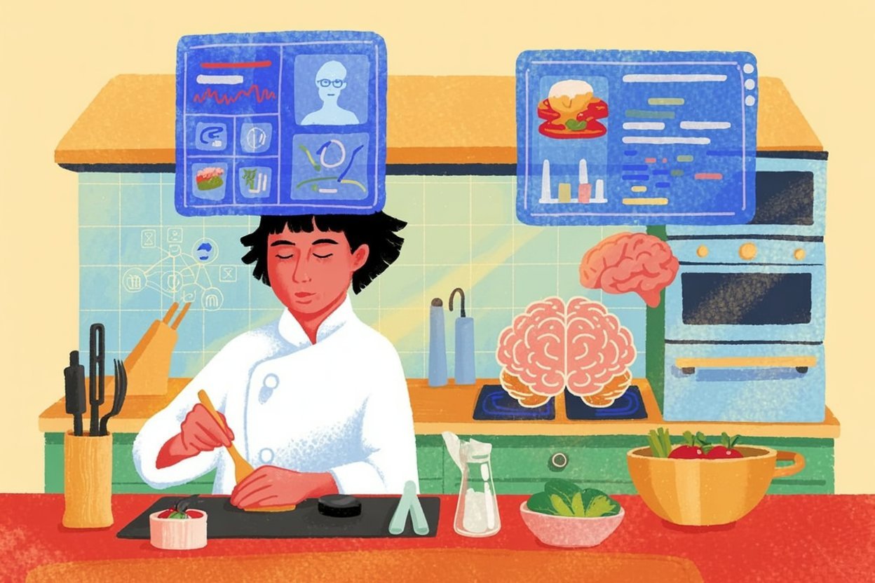 Ergonomía Cognitiva en Cocinas con IA: Manual Definitivo para Optimizar Espacios, Flujos y Bienestar Mental - AI Chef Pro