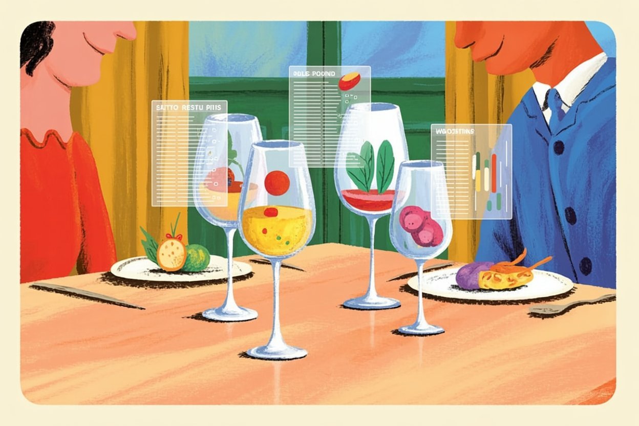 IA en la Cristalería Gastronómica: Diseño y Selección Optimizada para Experiencias Sensoriales
