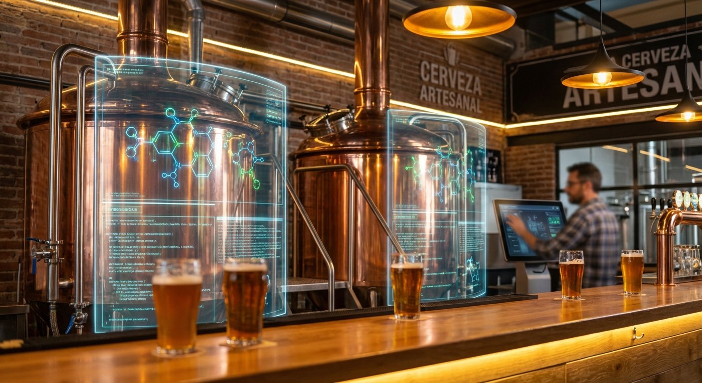 IA en la Elaboración de Cerveza Artesanal: Revolución Tecnológica en el Mundo Cervecero