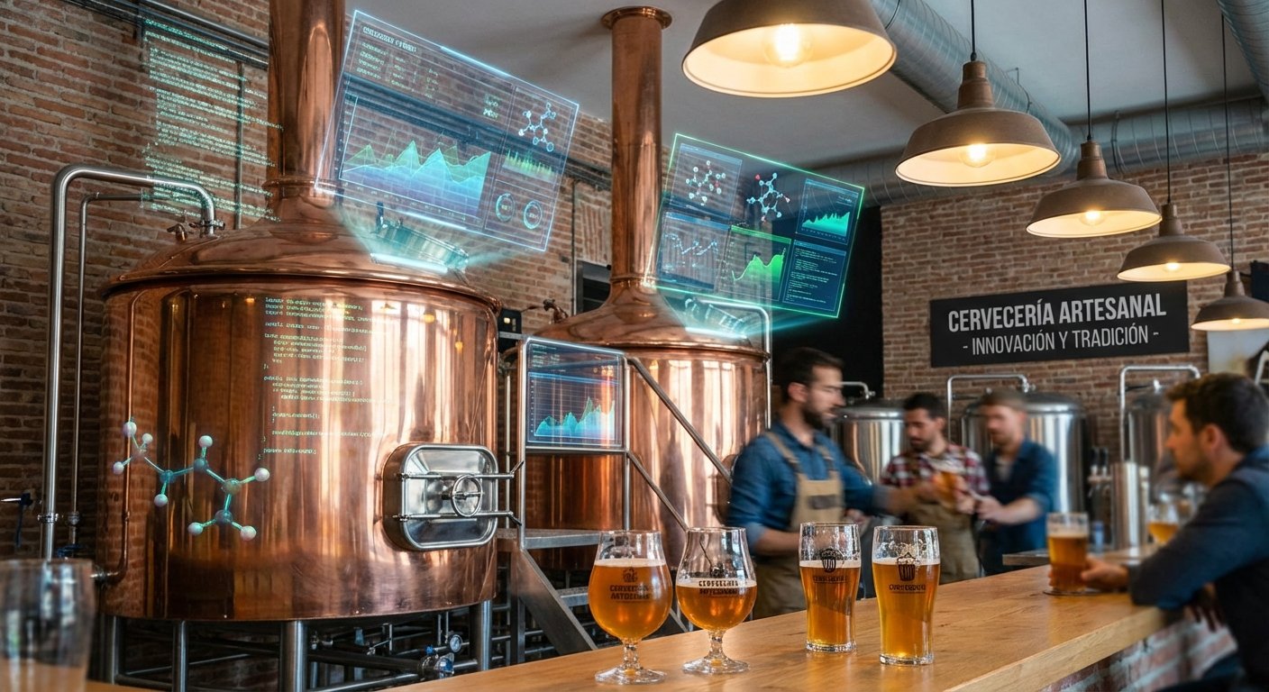 IA en la Elaboración de Cerveza Artesanal: Revolución Tecnológica en el Mundo Cervecero
