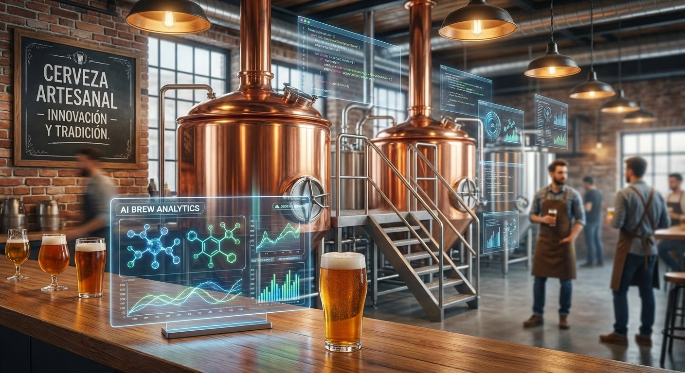 IA en la Elaboración de Cerveza Artesanal: Revolución Tecnológica en el Mundo Cervecero