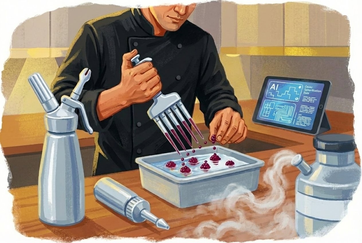 IA en la Cocina Molecular: Innovación y Experimentación