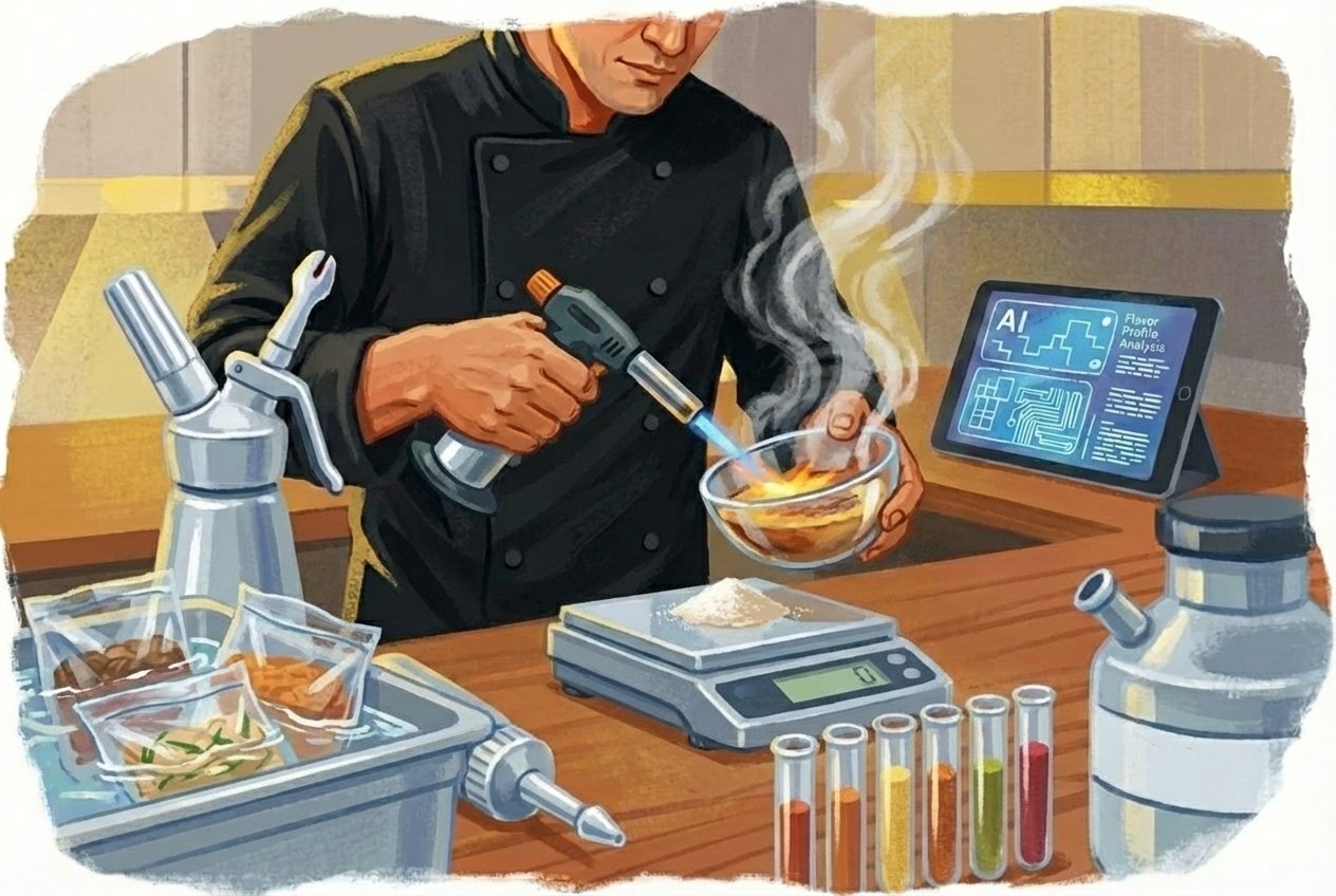 IA en la Cocina Molecular: Innovación y Experimentación