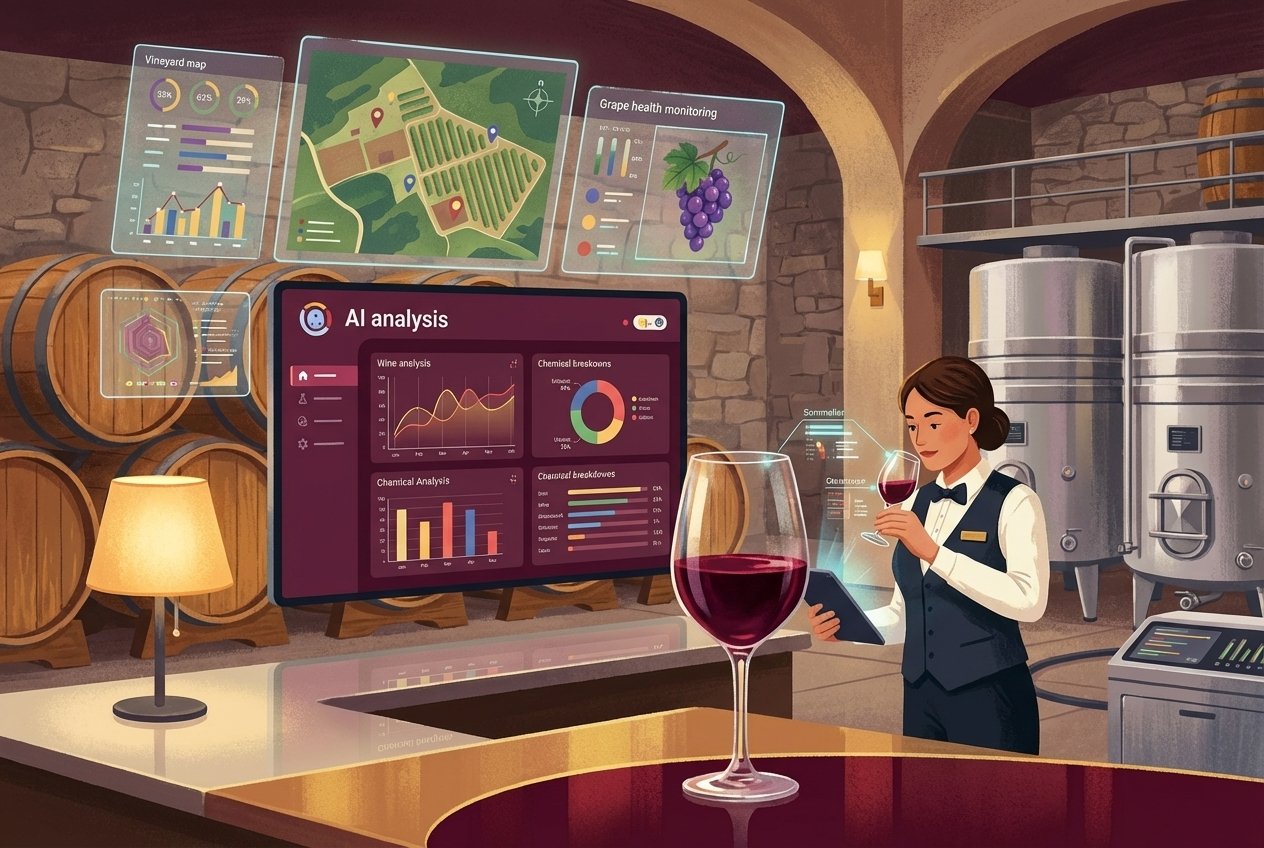 IA en la Elaboración de Vinos: Revolución Enología Digital