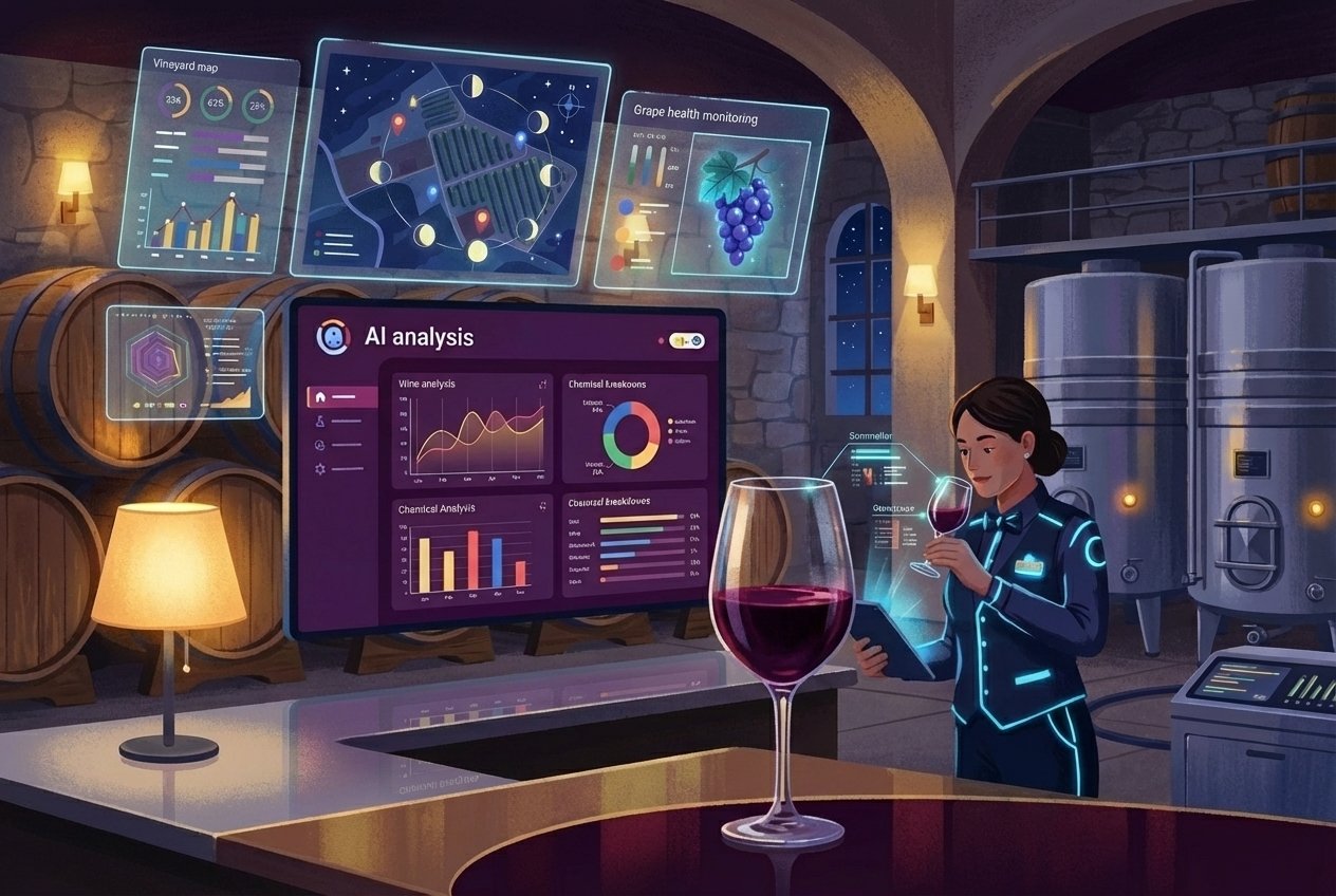 IA en la Elaboración de Vinos: Revolución Enología Digital