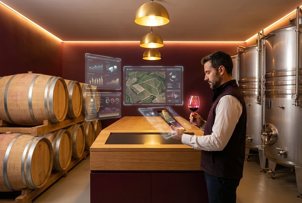IA en la Elaboración de Vinos: Revolución Enología Digital