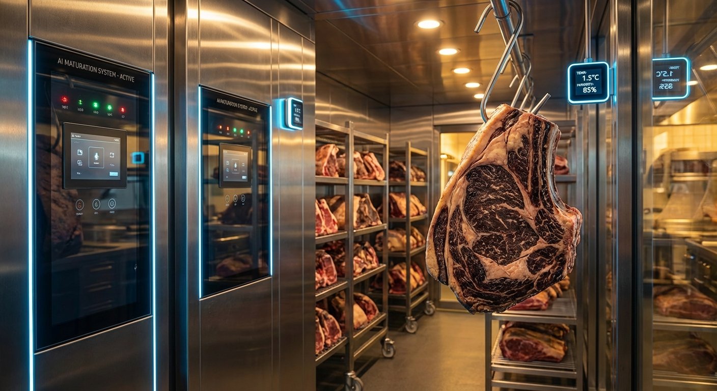 IA en la Maduración de Carnes: Manual Técnico de Control y Optimización | AI Chef Pro