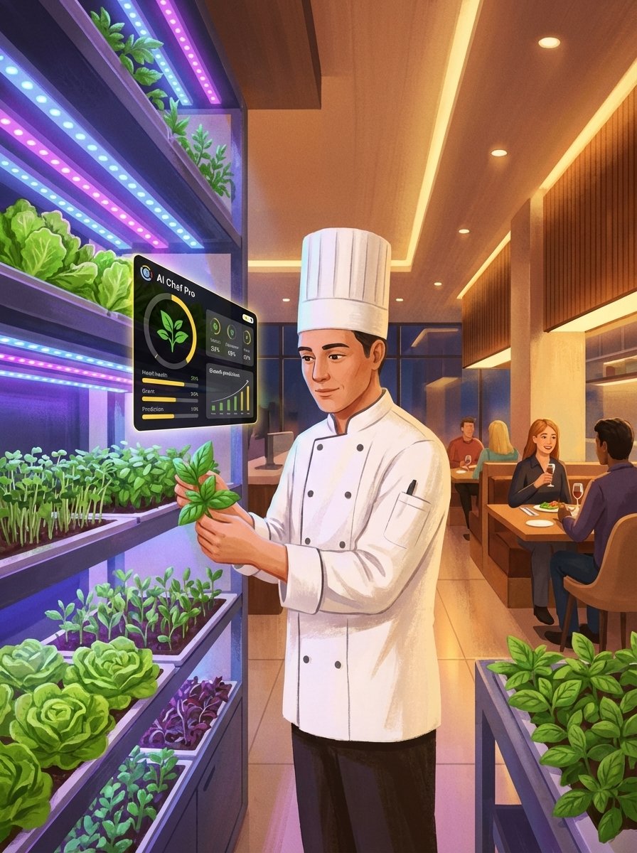 IA y Agricultura Urbana para Restaurantes