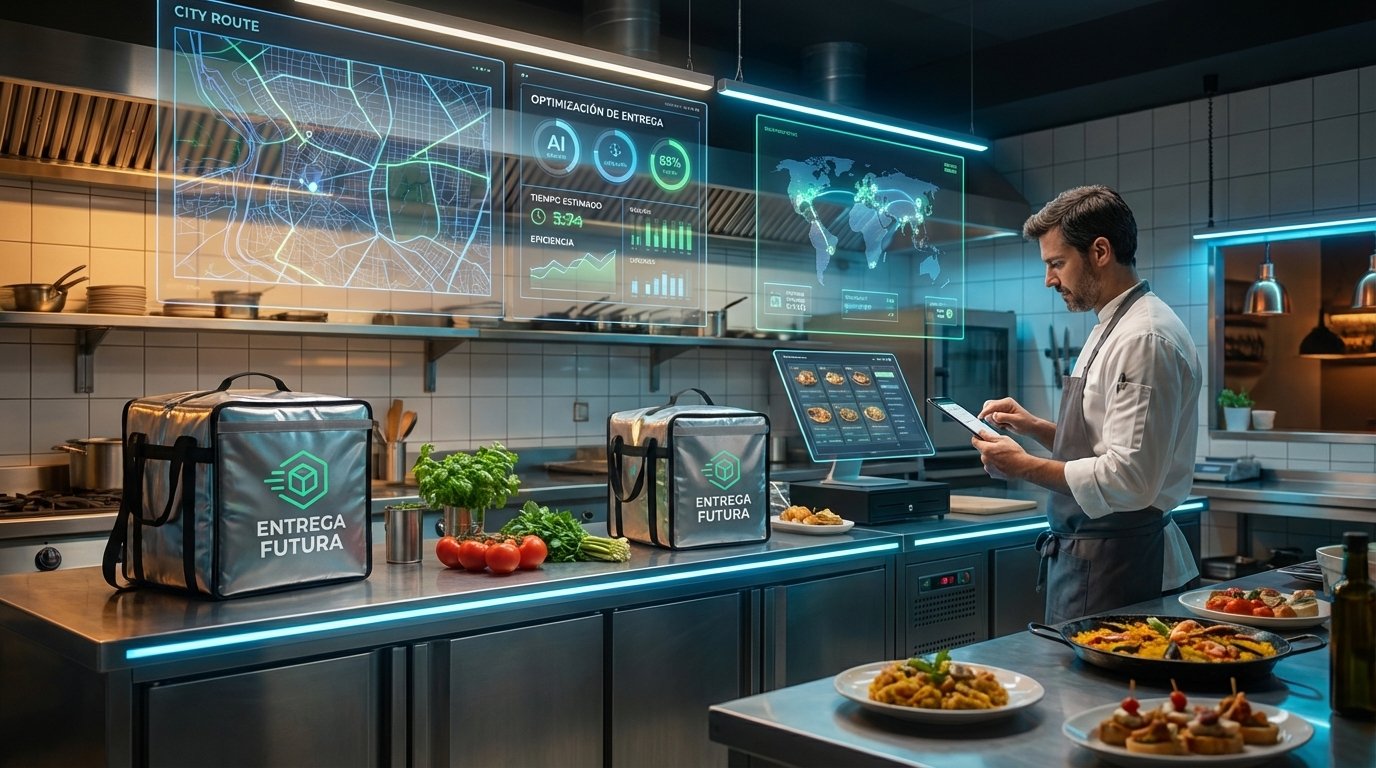 Optimización de Delivery con IA: Guía Práctica para Restaurantes - AI Chef Pro