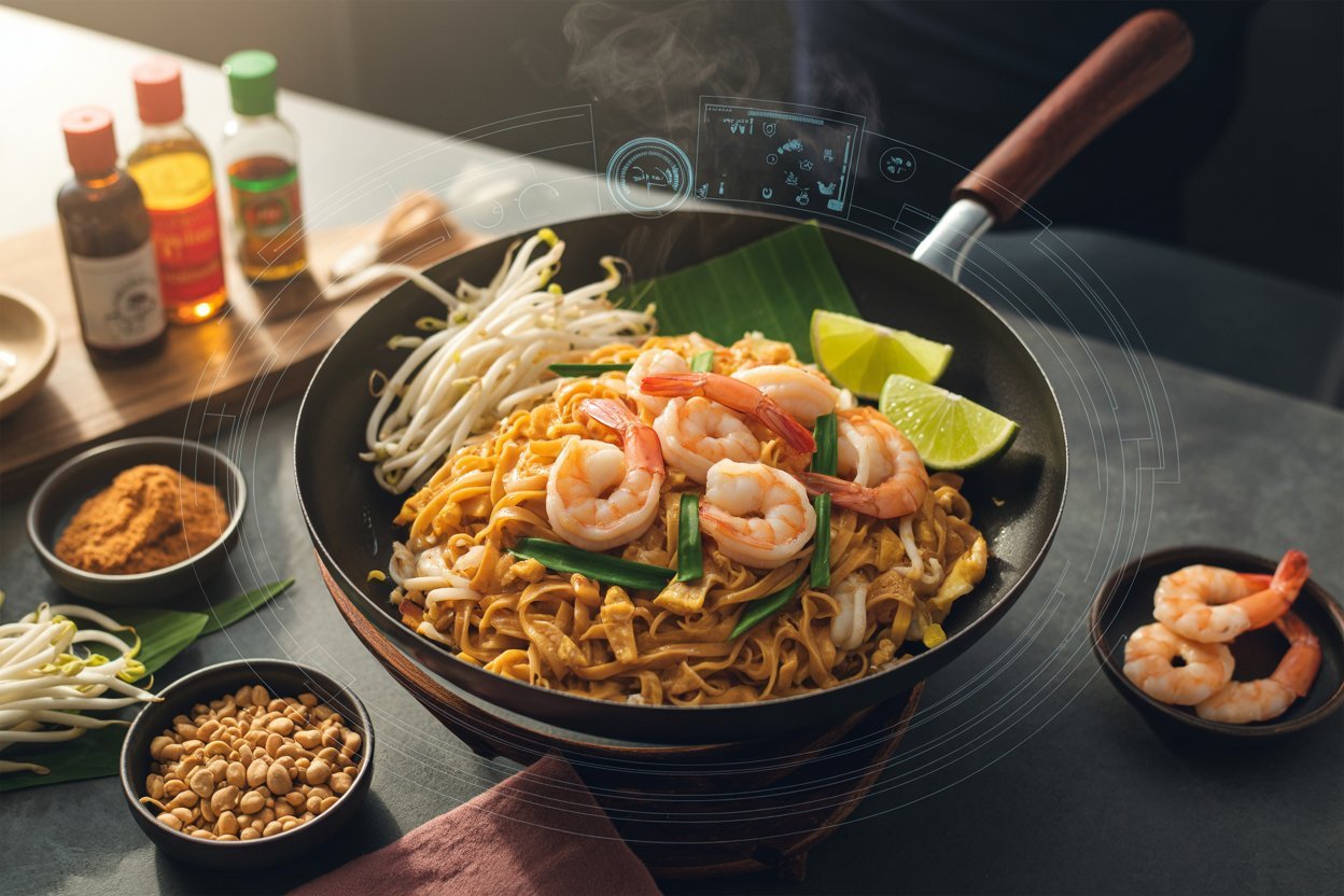 22 Técnicas de Pad Thai y Noodles con Cocina Tailandesa AI