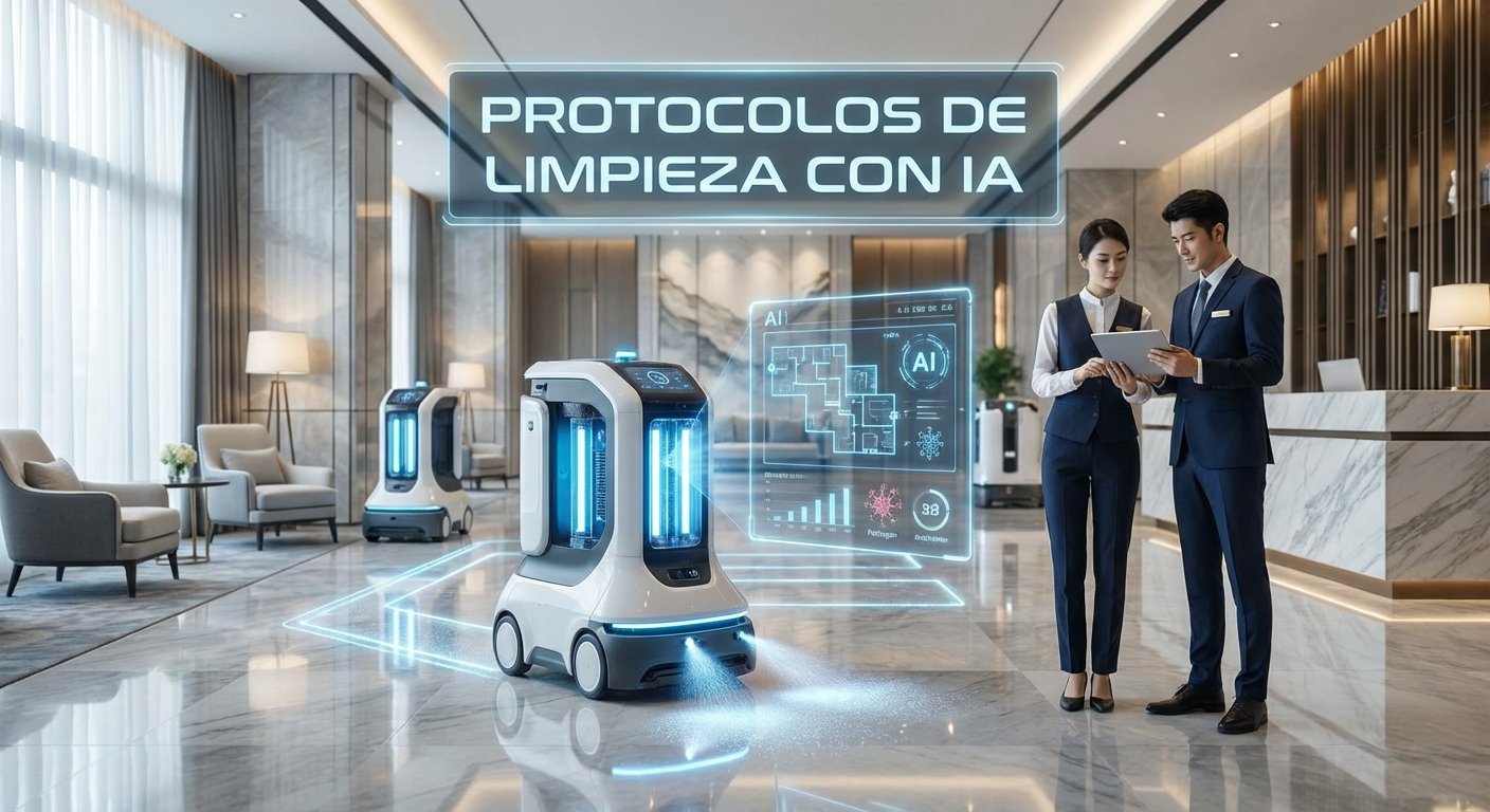 Protocolos de Limpieza con IA en Hostelería: Manual Técnico de Sistemas Avanzados de Desinfección