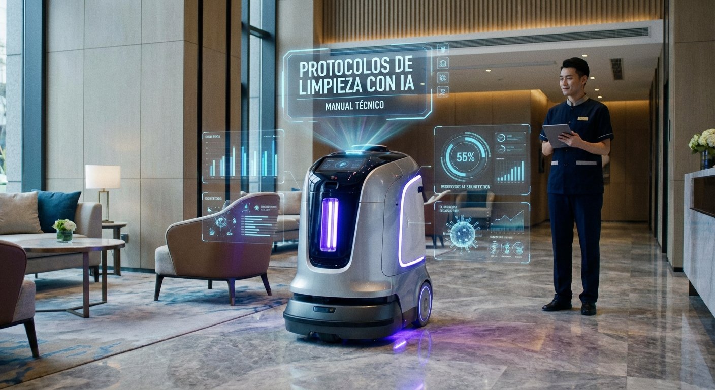 Protocolos de Limpieza con IA en Hostelería: Manual Técnico de Sistemas Avanzados de Desinfección