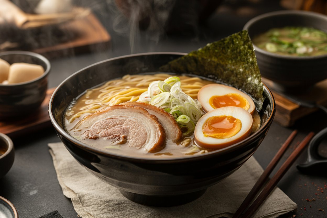 25 Sopas y Caldos Japoneses con IA | Técnicas de Caldos Profundos