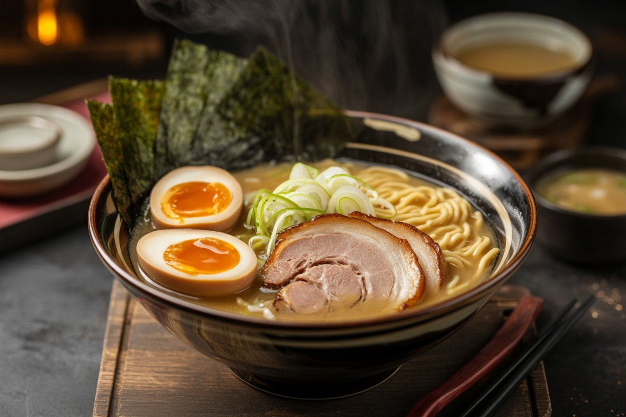 25 Sopas y Caldos Japoneses con IA | Técnicas de Caldos Profundos