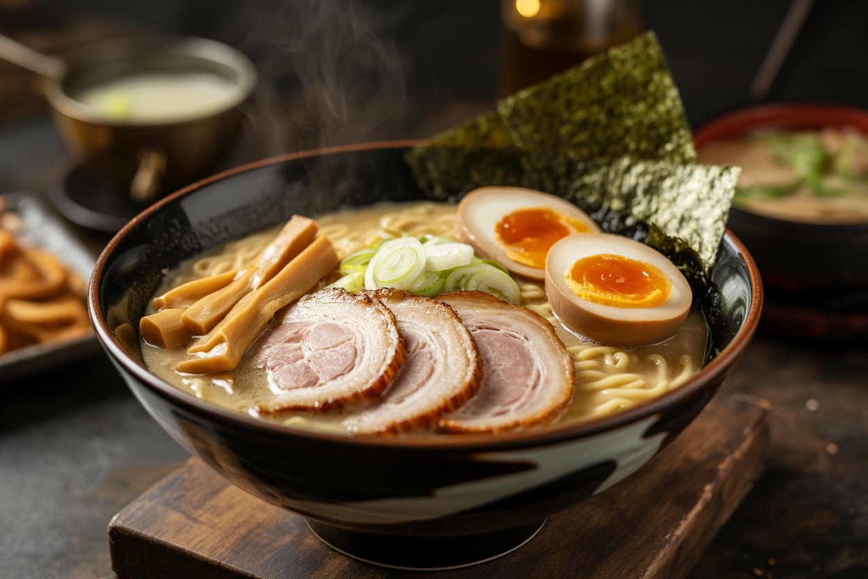 25 Sopas y Caldos Japoneses con IA | Técnicas de Caldos Profundos