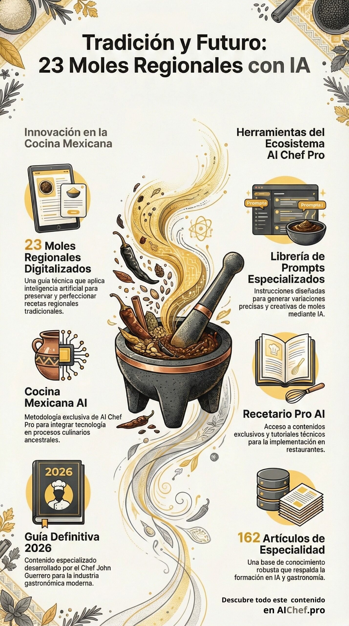 23 Moles Regionales Mexicanos con IA