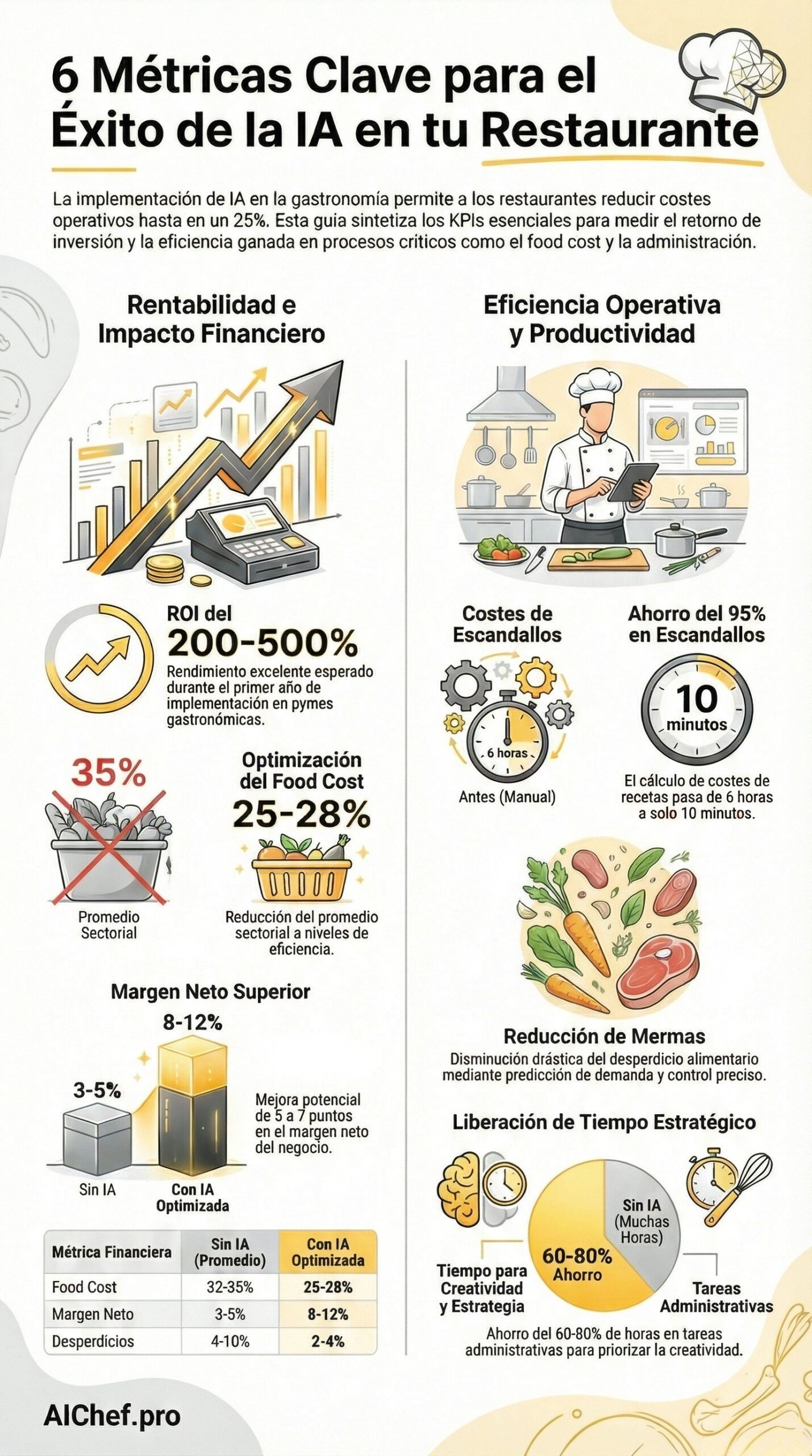 Métricas Clave para Medir el Éxito de la IA en tu Restaurante