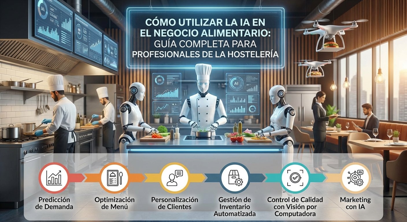 Cómo Utilizar la IA en el Negocio Alimentario: Guía Completa para Profesionales de la Hostelería