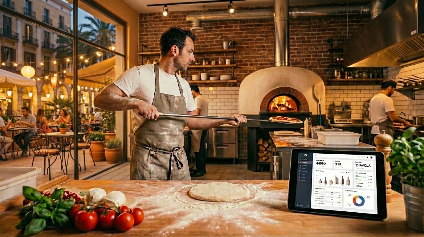 IA para Pizzerías: Masa, Food Cost y Delivery con Inteligencia Artificial