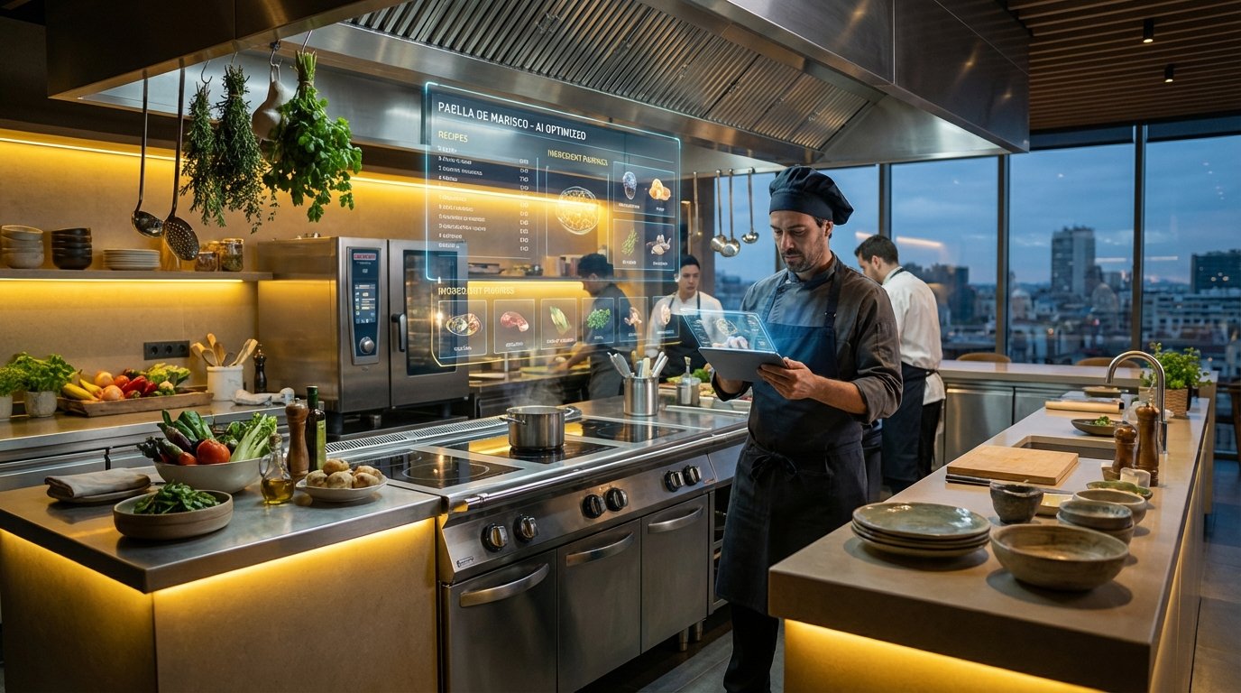 Inteligencia Artificial en Cocina: Guía Definitiva para Profesionales de la Gastronomía