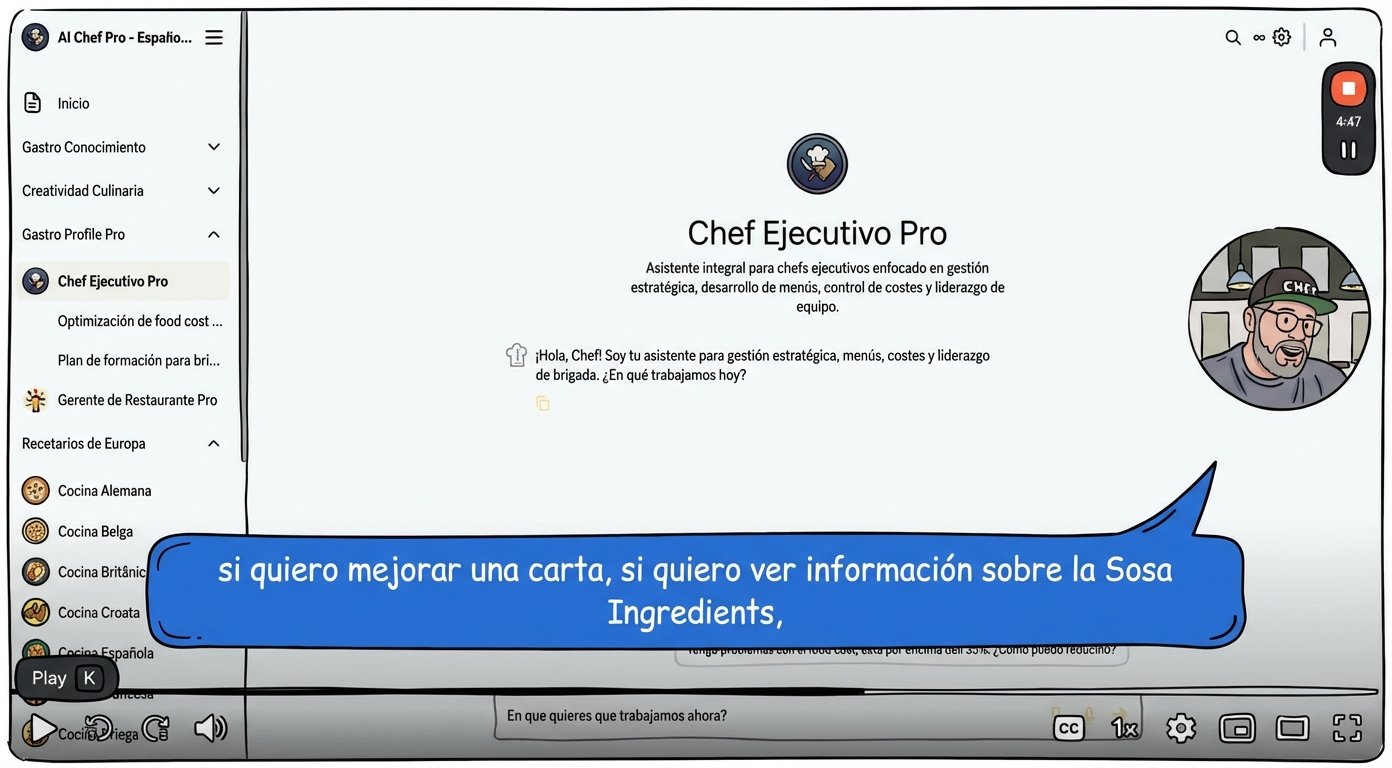 Actualización sobre AI Chef Pro y nuevos módulos