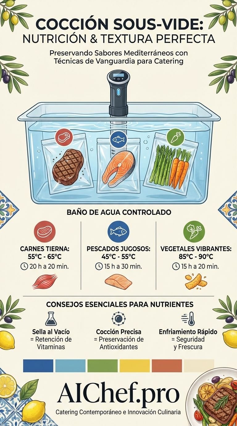 Técnicas de Cocción al Vacío: Preserva Nutrientes y Mejora Texturas con Precisión Profesional