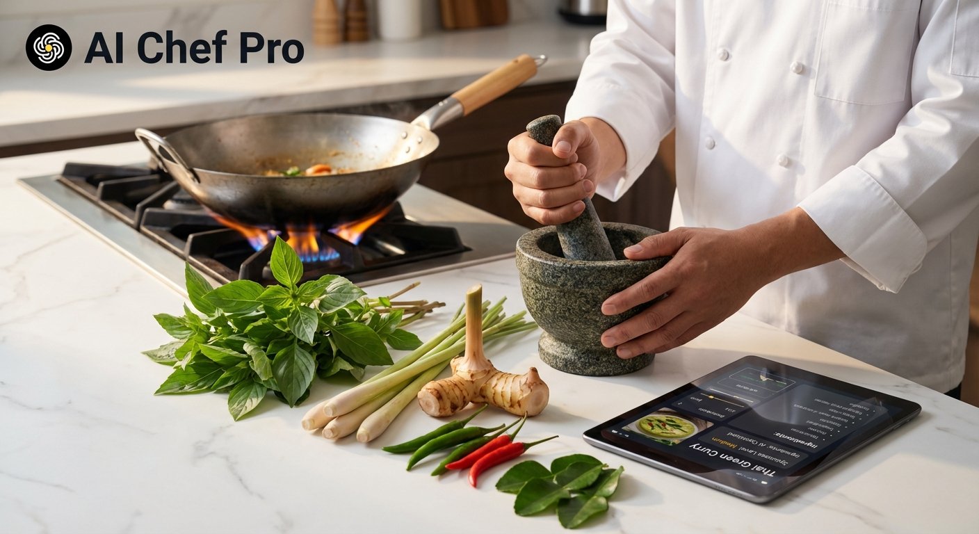 Cocina Tailandesa AI con AI Chef Pro