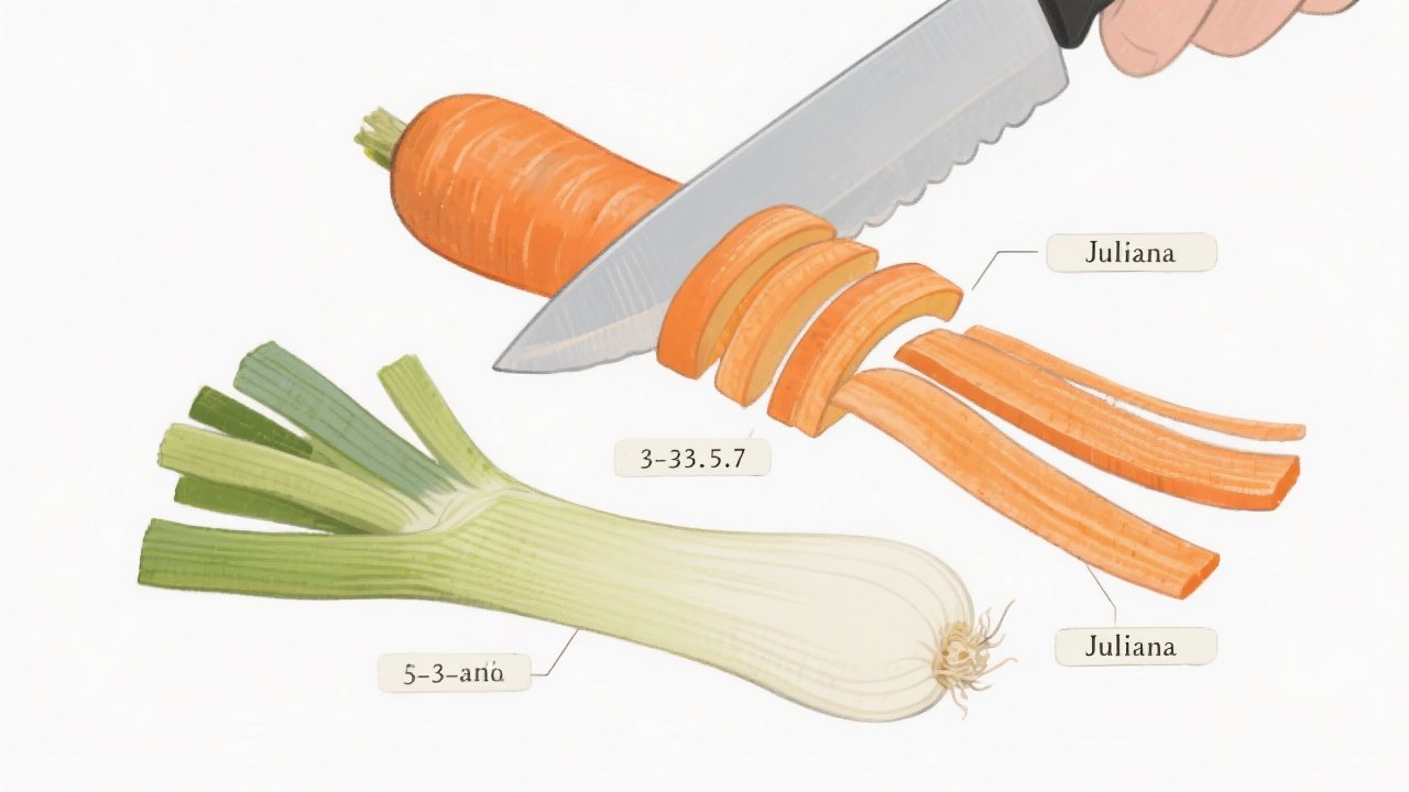 Tipos de Cortes en la Cocina Profesional