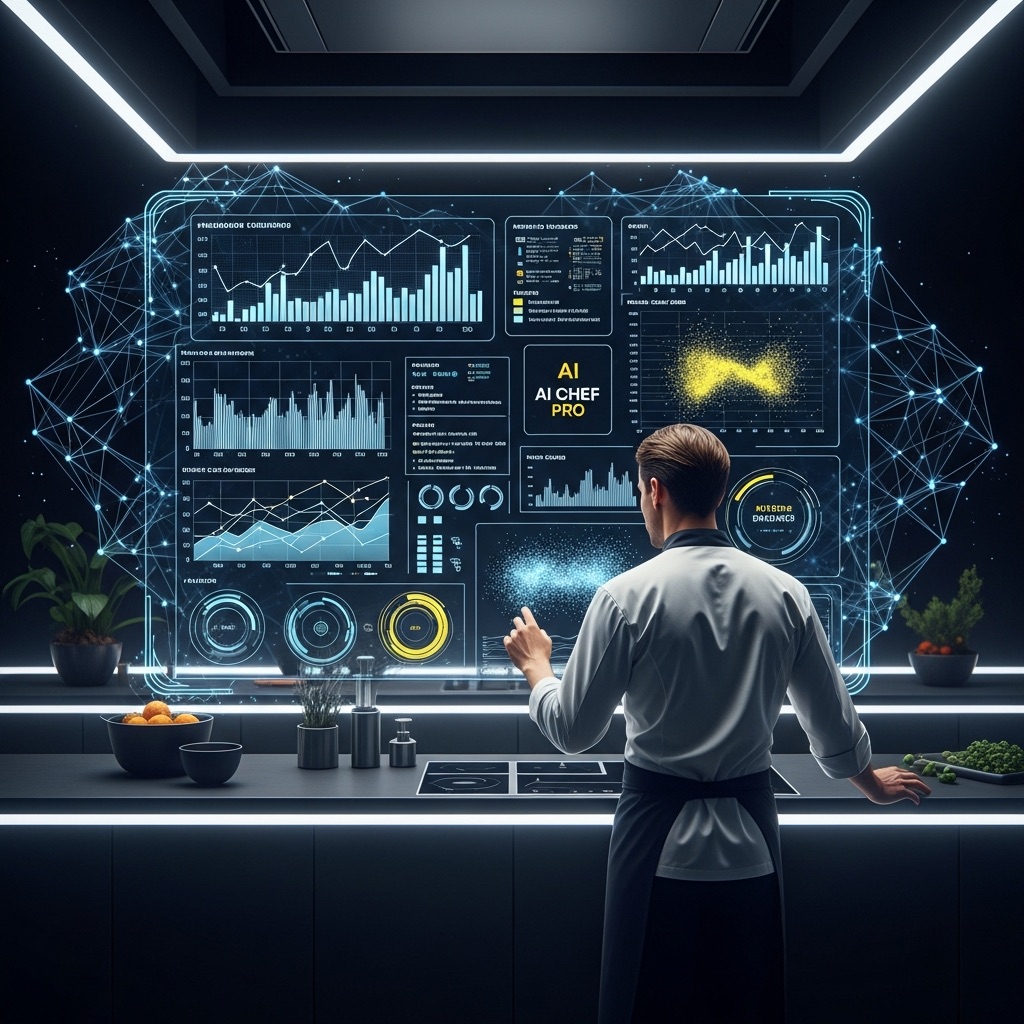 Chef analizando datos IA