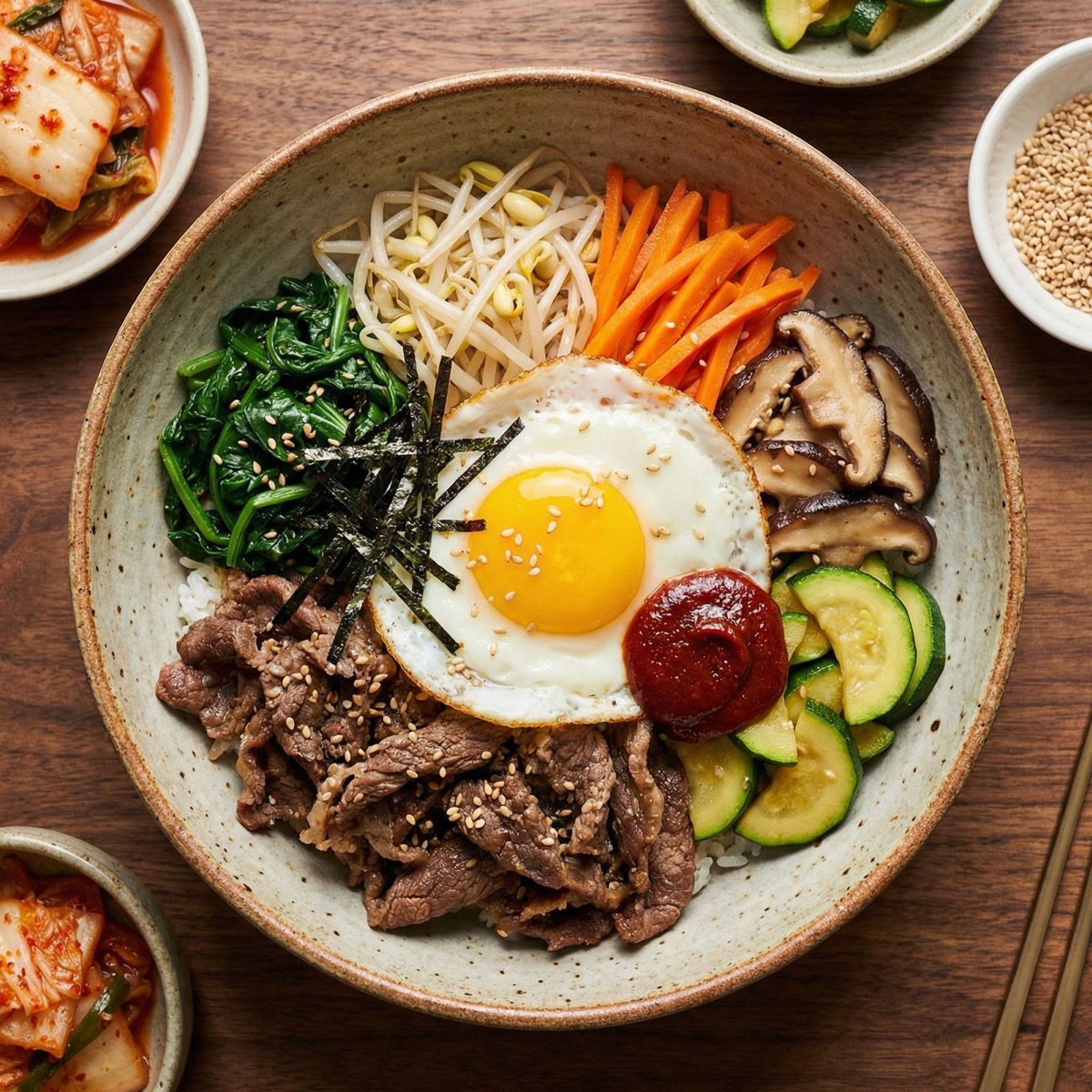 Bibimbap Coreano: Receta Pro del Tazón Mixto de Corea