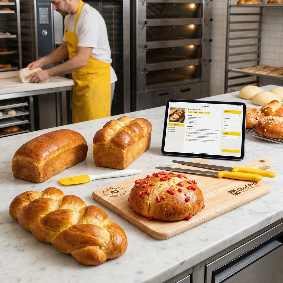 Variedades de brioche: Nanterre, trenzado y Saint-Genix