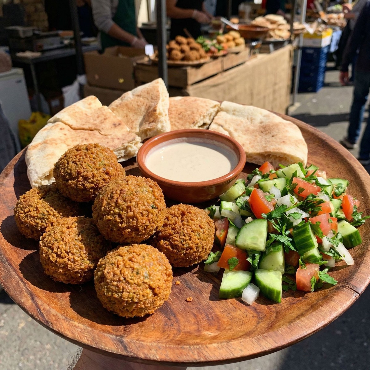 Falafel Libanés: Receta Pro de Garbanzos Crujientes